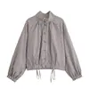 Comercio exterior transfronterizo ropa de mujer estilo europeo y americano ZA AliExpress superventas nueva chaqueta a rayas casual versátil holgada estilo europeo y americano