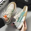 Zapatos para Hombre Transfronterizos Nuevos Modelos de Verano Zapatos de Papá Forrest Gump para Hombre Casual para Correr Suela Gruesa Ligeros Versátiles Zapatos de Moda