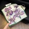 [Estilo Floral] Pañuelo de Seda Amazon Transfronterizo para Mujer 2025 Nuevo Regalo Delgado de Alta Gama para Mamá Pañuelo Cuadrado de 70