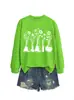 Amazon eBay sitio independiente de moda y único para mujer, recipiente químico de cinco frascos, sudadera floral otoño-invierno para comercio exterior