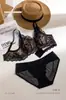 Lencería sexy de encaje original para mujeres con poco busto, push-up sin varillas, anti-caída, soporte lateral del busto, conjunto de sujetador de puro deseo