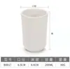 Copo de Melamina Copo de Chá Branco Hotel Restaurante Copo de Água para Restaurante Louça de Porcelana Copo de Plástico Copo de Boca Plástico Comercial