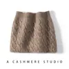 Cachecol de Gola de Tricô de Caxemira Outono/Inverno 2026 para Mulheres, Moderno e Quente, à Prova de Frio, Versátil, com Padrão Jacquard Vazado Fino