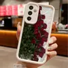 Funda para Teléfono Samsung A71 con Diseño de Rosa de Pantalla Completa Samsung Galaxy S26 Ultra Nicho A73 Moda S25