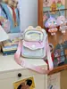 Bolsa de Viaje Linda y Suave para Estudiantes Niñas, Bolso Cruzado Pequeño Versátil Estilo Dopamina de Alto Valor Estético, Bolsa Ligera para Teléfono