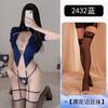Lingerie sexy sexy meia-noite policial role play vazado paixão quente boate uniforme puro desejo conjunto 2432