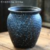 Vaso de flores de cerâmica grossa de grande diâmetro, carnudo, pilha antiga, vaso de cerâmica respirável, planta carnuda interna, vaso de cerâmica criativo, vaso de flores carnudo