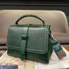 Bolso cuadrado pequeño de piel de vaca de primera capa para mujer, bandolera de cuero de alta calidad para mujer, bolso de mano de cuero curtido vegetal retro transfronterizo 779