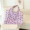Nuevo en stock Bolsa de Compras Plegable Estilo Japonés Dibujos Animados 210D Ecológica Tote Muñeca Bolsa de Compras Sobredimensionada