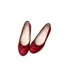Bailarinas de Estilo Coreano con Lazo Suave 2026 Otoño Nuevo Estilo Estilo Ropa de Noche Combinar con Faldas Versátiles Zapatos de Cuero Bajos para Mujer
