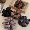 Scrunchie Exquisito com Babados Plissados para Prender o Cabelo de Mulheres, Corda de Cabelo de Verão de Alta Qualidade para Rabo de Cavalo, Acessório de Cabelo da Moda