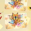 Nueva Tarjeta de Felicitación Tridimensional de Mariposa Lista para Usar Venta al por Mayor Regalo para el Día del Maestro Tarjeta de Felicitación de Cumpleaños Transfronteriza Tarjeta Pequeña de Gama Alta
