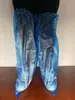 Cubrezapatos largos desechables engrosados y alargados, funda protectora a prueba de polvo para botas, impermeable, de caña alta, desechable, a prueba de agua