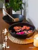 Cama de Belleza Estilo Tailandés con Lavabo para Lavado de Manos, Decoración de Spa, Lavabo para Lavado de Manos de Yoga, Cuenco Cerámico para Aromaterapia