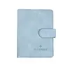 Nuevo Hebilla Magnética Rfid Multifuncional para Viajes Anti-Magnético Porta Pasaporte Cubierta de Pasaporte Etiqueta de Equipaje Portabilletes Listo para la Venta