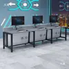 Lan house hotel de e-sports mesa refrigerada a ar com chassi com trava slot de resfriamento duto de ar inferior mesa de computador cadeira sofá