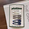 Presilhas BB Básicas de Cores Escuras Estilo Coreano para Outono e Inverno de Crianças Meninas, Presilhas Laterais em Várias Cores, Conjunto de 3 Pares, Presilhas Simples para Pais e Filhos