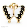 Accesorios para joyería DIY más vendidos a nivel transfronterizo: colgantes, pulseras, pendientes, collares de la serie flor y mariposa, y nuevos dijes para llaveros