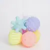 Juguete para Baño de Bebé Aprieta y Llama Pelota Suave de Goma para Baño Pelota de Masaje de Percepción Táctil Manhattan Se Puede Masticar