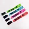 Pulseras de Cinta Desechables Pulseras de Poliéster Personalizadas por Transferencia Térmica Evento de Apoyo de Conciertos Prueba de Manejo Entradas de Admisión a Conferencias