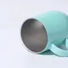 Nuevo Vaso de Vino Pequeño Creativo con Asa Termo de Acero Inoxidable 304 Taza de Café 3oz Vaso Portátil con Popote al por Mayor