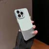Funda de Teléfono con Patrón de Cuero Napa de Comercio Exterior Adecuada para Apple 15promax Gama Alta 14 Espejo de Cristal 12 Magnético 11