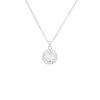 Collar de Zirconia Estilo Coreano Nicho Dulce Lujo Ligero Gama Alta Colgante Simple Cadena de Cuello Exquisita Cadena para Clavícula de Acero de Titanio para Mujeres