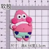 Zapatos de Agujero Paibig Star de Bob Esponja Hebilla Parche Adhesivo Suave Accesorios DIY Taza de Agua Hecha a Mano Funda para Teléfono Móvil Decoración para Refrigerador