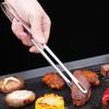 Pinzas para Barbacoa Coreana Pinzas para Barbacoa de Acero Inoxidable Comestible Pinzas para Bistec Pinzas Doradas para Barbacoa de Buffet Pinzas Extensibles para Pan