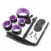 Accesorios Sexuales para Adultos Set de Cuero de 7 Piezas con Collar de Entrenamiento Incluido Pinzas para Pezones Productos Sexuales para Parejas para Hombres y Mujeres