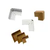 Protectores de Esquina al por Mayor de Fábrica con Hebillas, Protectores de Esquina para Muebles Anti-Colisión de Papel Kraft Rígido, Envolturas de Esquina de Cartón Espeso de Tres Lados, Hecho a Medida