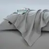 Fundas de almohada 100% algodón 48x74cm, juego de dos, para uso doméstico, funda interior individual de color liso de algodón puro para adulto