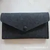 Clutch Longo de Feltro do Fabricante, Carteira de Feltro, Bolsa para Celular, Porta-Cartões Moderno, Porta-Moedas, Estilo Envelope