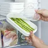 Contenedores de almacenamiento de alimentos Yamada de importación japonesa, Cajas de almacenamiento para refrigerador, Contenedores aptos para alimentos para congelador para carne, arroz y preparación de comidas
