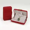 Nuevos Pendientes Colgantes Flip Caja Colgante Sombra de Humo Caja de Cuero PU Hebilla de Hierro Empaque de Joyería Caja de Regalo Mayoreo