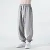 Pantalones jogger de verano finos y de corte ajustado, estilo americano moderno, transfronterizos, para hombres y adolescentes, corte holgado, secado rápido, pantalones largos casuales