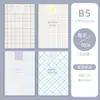 Cuaderno Cuadrado Partner B5 con Cubierta de Alta Calidad, Estilo Estético Xiaohongshu, Cuaderno Grueso Fresco A5 para Estudiantes y Oficina al por Mayor