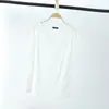 Camiseta modal de manga curta para primavera e verão para mulheres, top coreano sem mangas com decote V, camisa base justa, versátil e respirável para o verão