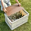 Caja de Almacenamiento Plegable, Caja de Almacenamiento Personalizada para Camping al Aire Libre, Caja de Almacenamiento Portátil para Picnic, Logo Personalizable, Personalización de Regalo