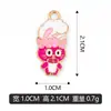 Accesorios de Colgante para Pulsera y Collar de Esmalte DIY de Personaje de Dibujos Animados Único, Venta Directa de Fábrica, Se Pueden Mezclar y Enviar Transfronterizo