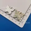 Galvanizado Oso Artificial Pajarita Copo de Nieve Corona Flor Plástico Accesorios Diadema DIY Agarrador Funda de Teléfono Celular Hebilla de Zapato Pegatina