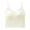 Camisola sexy de encaje francés para primavera y verano para mujer con copas incorporadas, se puede usar como prenda exterior, cómoda camisola básica con hermoso diseño en la espalda