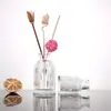 Garrafa de Aromaterapia de Vidro Romano Atacado 100ml Garrafa Dispensadora de Perfume Decorativa para Casa e Hotel Garrafa de Vidro com Nervuras Verticais