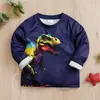 Sudadera de Manga Larga para Niño, Primavera y Otoño, Bebé, Estampado de Tigre y Tiranosaurio Rex, Ropa Infantil Transfronteriza, Estilo Europeo y Americano