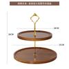 Soporte de Exhibición para Mesa de Postres Chino Adornos Bandeja para Pastel de Compromiso Soporte para Postres de Múltiples Capas Bandeja de Té Mesa para Hora del Té con Comida Fría