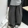 Top Nuevo Estilo Otoño 2026 para Niñas Versión Coreana Elegante Versátil Camiseta de Manga Larga Falso Dos Piezas Capa Base Gris Niños Medianos y Mayores