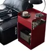 Mesa Lateral Móvil Pequeña para Sala de Estar, Mesa de Café de Moda para Uso Doméstico, Mesita de Noche Vintage para Dormitorio, Carrito Móvil, Gabinete Lateral para Sofá