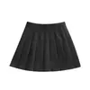 Estilo deseo puro chica atractiva traje de camisa plisada mujer invierno adelgazante cintura alta falda plisada ajuste ceñido camisa camisa de manga larga moda
