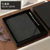 Cuaderno A5 Estilo Retro de Piel Suave con Correas, Bloc de Notas de Piel de Oveja, Cuaderno para Reuniones de Trabajo de Oficina, Personalización Empresarial