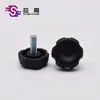 Tornillos de Ajuste Diámetro 36 Flor de Ciruelo Manija Diente Métrico M8 Perilla de Tornillo Recubierta de Goma YJ-a42